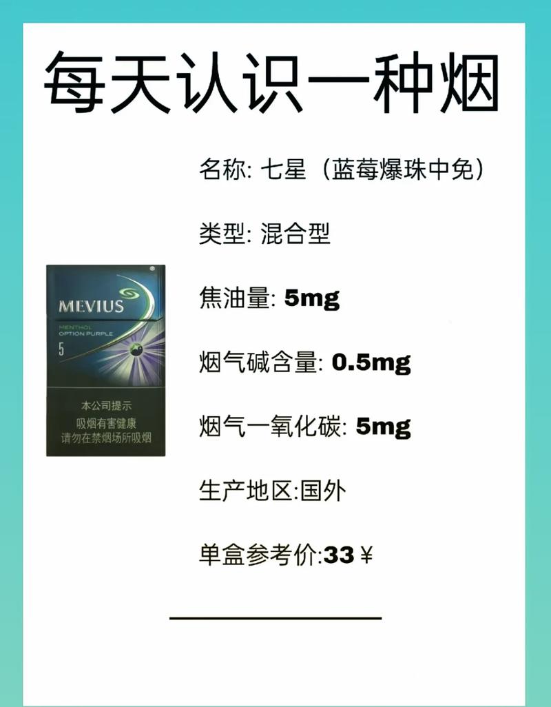 各种爆珠香烟价钱(爆珠烟种类价格)
